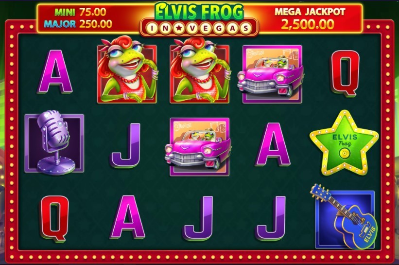 Elvis Frog in Vegas slot