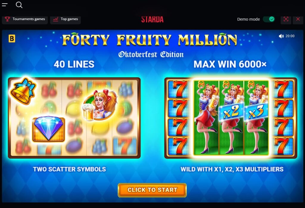 Forty Fruity Million slot