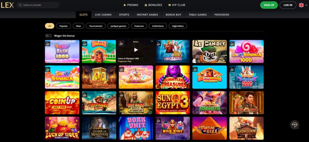 Lex Casino slots