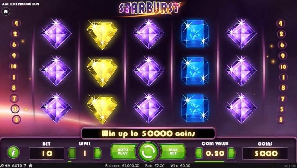 Starburst slot