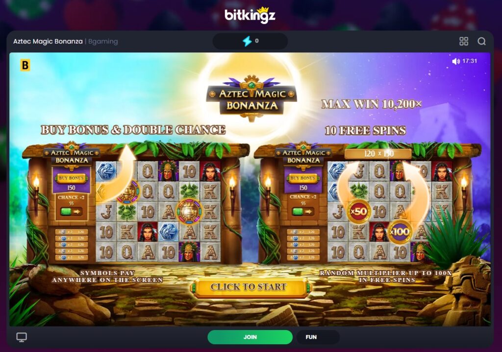 Aztec magic bonanza slot