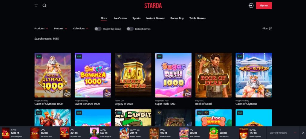 Starda casino slots