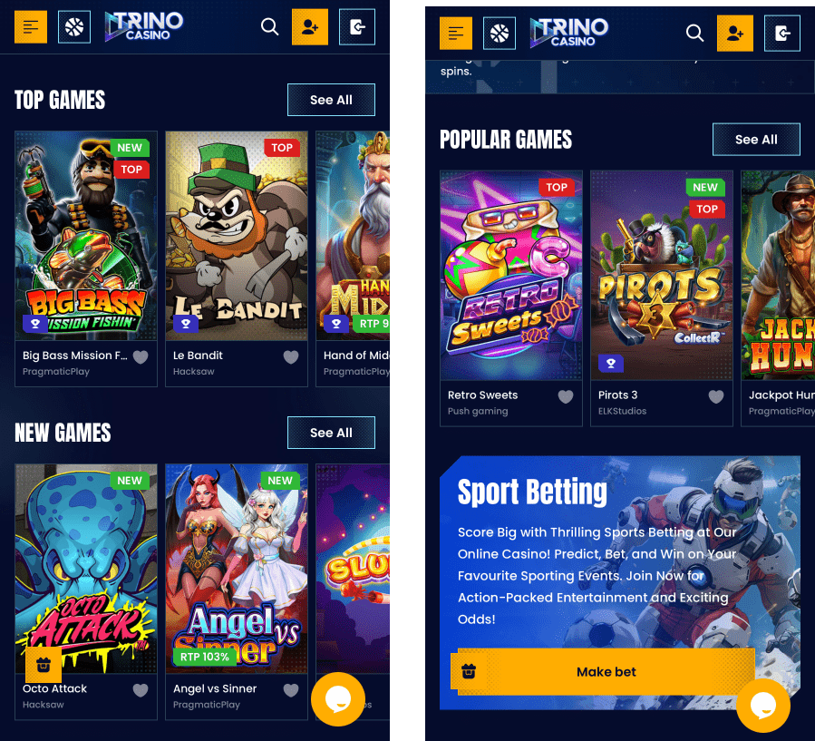 trino casino mobile