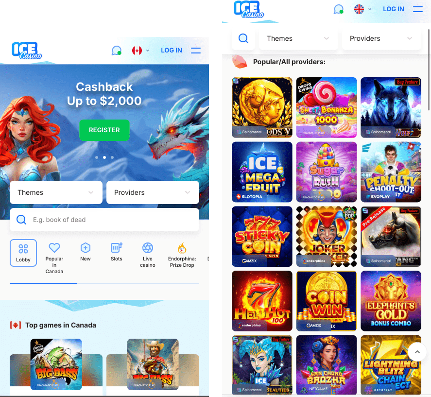 ice casino mobile